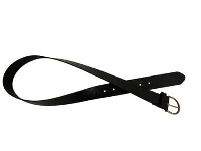 American Eagle Black Belt Genuine Cow Leather Boho Prairie Peasant Festival Med - Thumbnail 5