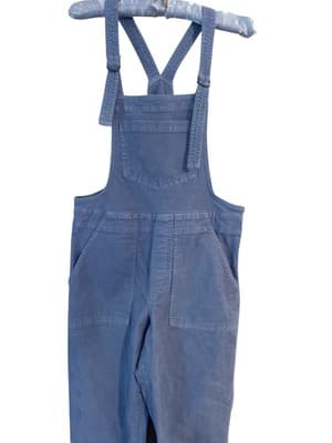 Aerie Pastel Blue Corduroy Overalls Bibs XS Pockets Boho Country Farm School - Thumbnail 2