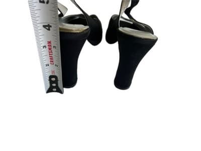 7 Vintage Y2K Black Platform Heels Shoes Women’s Sam & Libby Fabric Cloth Modern - Thumbnail 7