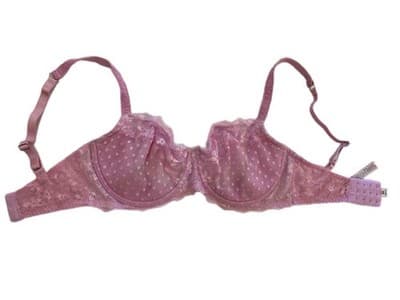 34DDD Dream Angels Push Up Without Padding Victorias Secret Purple Bra Lingerie - Thumbnail 8