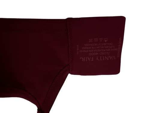 40DD Vanity Fair Wine Burgundy Bra Floral Lace Beautiful Lingerie - Thumbnail 5