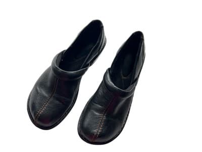 7.5 Thom McAnn Womens Shoes Slip-On Black Chunky CLOGS Grunge Slides Fall Winter - Thumbnail 3