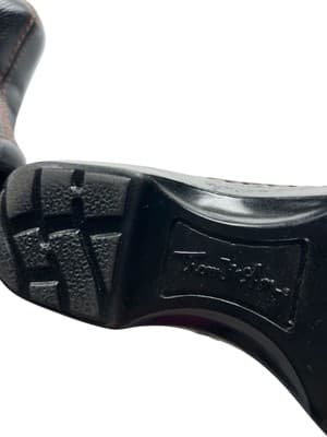 7.5 Thom McAnn Womens Shoes Slip-On Black Chunky CLOGS Grunge Slides Fall Winter - Thumbnail 8