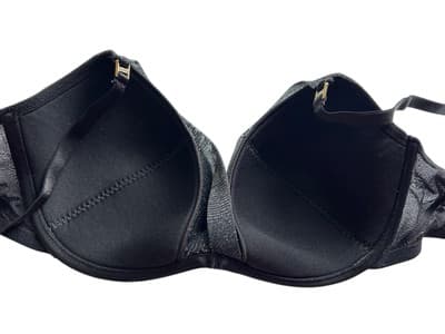 Adore Me Bra Womens Size 38D Black Gold Glitter Underwire Lined Twist Front Sexy - Thumbnail 5