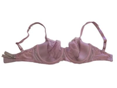 34DDD Dream Angels Push Up Without Padding Victorias Secret Purple Bra Lingerie - Thumbnail 6