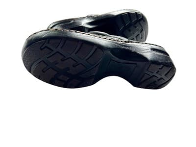 7.5 Thom McAnn Womens Shoes Slip-On Black Chunky CLOGS Grunge Slides Fall Winter - Thumbnail 4