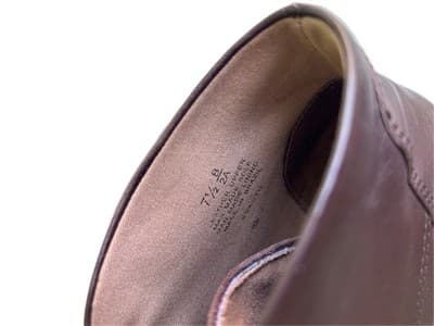 7.5 Narrow Vintage Women’s Y2K Chunky Boot Square Toe Brown Shoes Leather Boho - Thumbnail 5