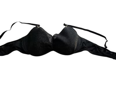 Adore Me Bra Womens Size 38D Black Gold Glitter Underwire Lined Twist Front Sexy - Thumbnail 7
