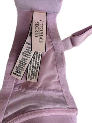 34DDD Dream Angels Push Up Without Padding Victorias Secret Purple Bra Lingerie - Thumbnail 5