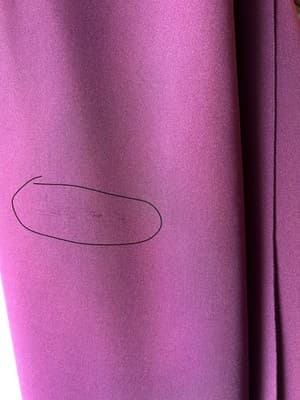 XSCAPE Size 4 Petite Purple Maxi Dress Scuba Knit Glam Evening Ruffled Long Gown - Thumbnail 17