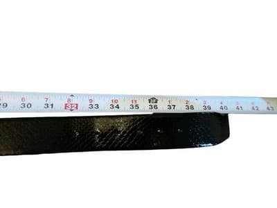 Sz M Vintage 1990’s Black Textured Snakeskin Belt Square Gold Buckle Old Money - Thumbnail 11