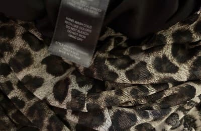 Vintage Y2K Leopard NWT Stretchy Cheetah Snake Black Brown Fitted Sexy Dress M - Thumbnail 5