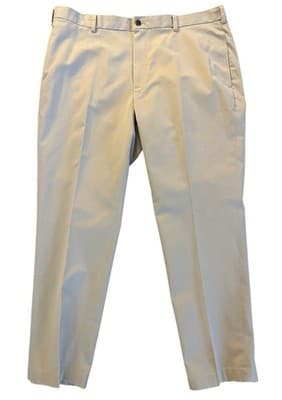 40 X 30 BROOKS BROTHERS Chino Khaki Pants Mens Slacks Advantage Clark Fit Beige
