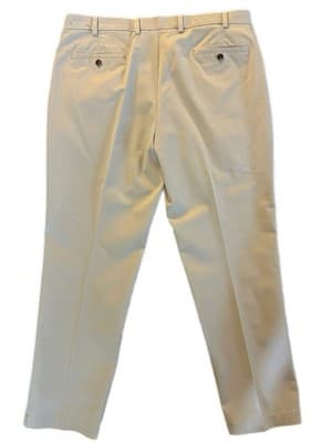 40 X 30 BROOKS BROTHERS Chino Khaki Pants Mens Slacks Advantage Clark Fit Beige - Thumbnail 3