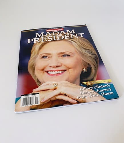 RECALLED NEWSWEEK MADAM PRESIDENT HILLARY CLINTON MAGAZINE COMMEMORATIVE EDITION - Thumbnail 4