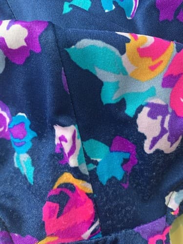 Vintage Maxine Of Hollywood Swimsuit Retro Pink & Blue One Piece Skirted Summer - Thumbnail 7