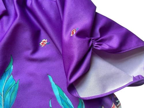 Vintage Tropicana For Hawaii For Liberty House Aloha Hawaiian Blouse Tropical - Thumbnail 4