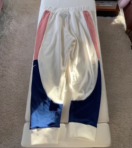 Vintage Women’s Men’s Unisex Pants Nike Jogger Sweatpants Ex Condition Blue Pink - Thumbnail 3