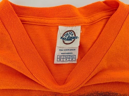 Vintage Mens T Shirt 1980’s Maggie Valley N.C. Eagle Orange Small Memorabilia - Thumbnail 4