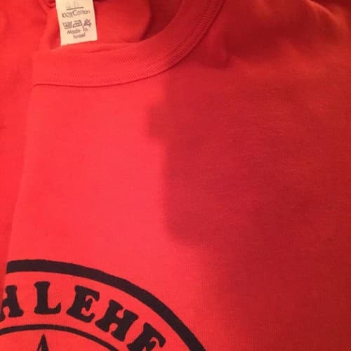 Vintage T Shirt Soft Fitted Bethlehem The Holy Land Red Top Shirt Cotton Israel - Thumbnail 4