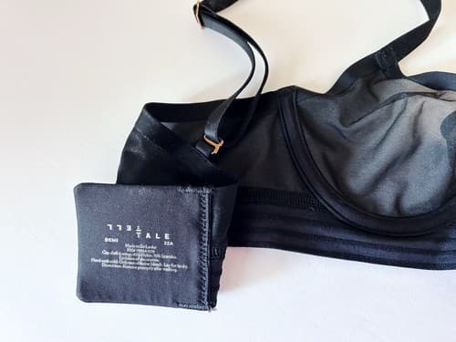 ELL = ALE 32A Black Demi Bra Sexy Sheer Lingerie NWOT - Thumbnail 5
