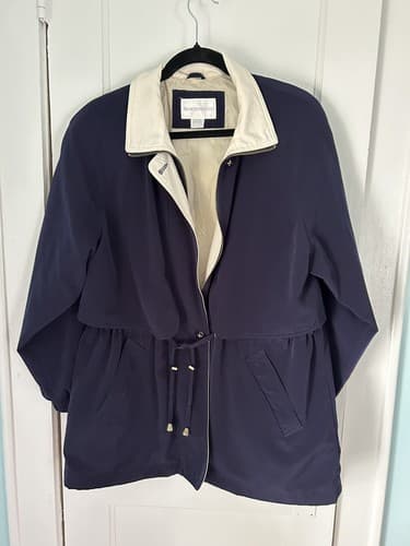 Worthington Size Medium Navy Blue Coat