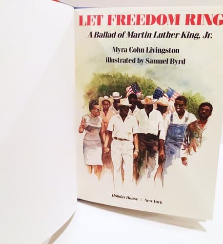 Vintage 1992 Martin Luther King Book Civil Rights Let Freedom Ring Hardback 90’s - Thumbnail 4