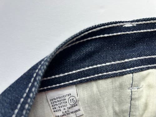 Vintage Peter Warren Denim High Waist Flare Leg Jeans 1980’s NOS Size 15 Women - Thumbnail 5