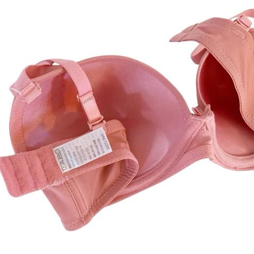 36C Peach Bra Push Up Smooth Cup Lingerie - Thumbnail 2