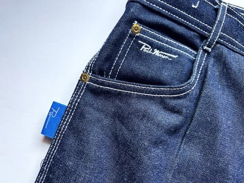 Vintage Peter Warren Denim High Waist Flare Leg Jeans 1980’s NOS Size 15 Women - Thumbnail 6