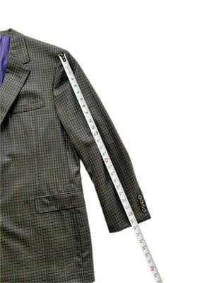 OXXFORD Custom Blazer 46 Plaid Gray Brown Purple Double Vent Suit Jacket Only - Thumbnail 15