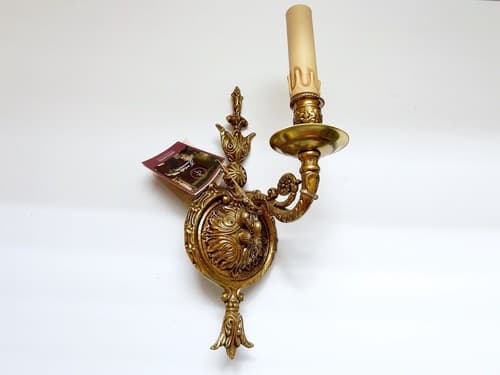 Federico Martinez Spain Vintage WALL SCONCE Electric LIGHT Fixture $290 Regency - Thumbnail 8