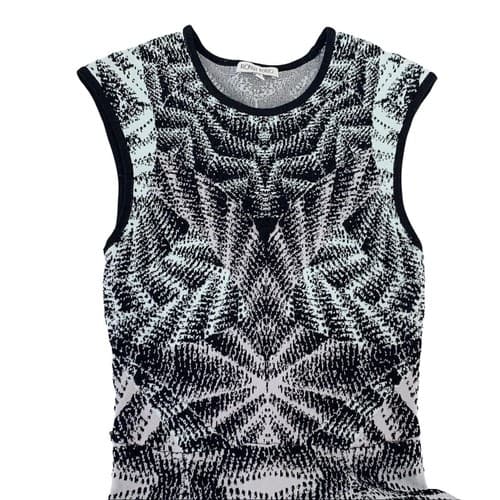 Ronny Kobo XS Designer Dress Fit And Flare Sweater Dress - Thumbnail 2