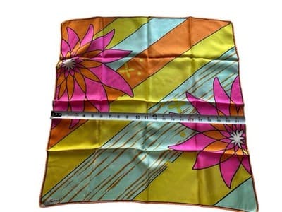 Vintage 1960’s Mod Burmel Scarf Retro Pinup - Thumbnail 5
