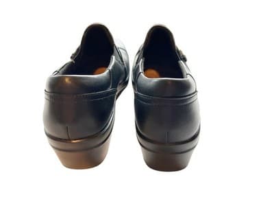 Clark’s Angie Meadow Shoes Size 9.5 Black Leather New Clogs Slip On - Thumbnail 5