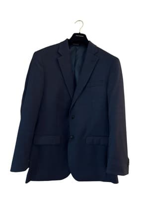 42 KENNETH COLE DESIGNER Long Blazer Jacket Blue Current Fashion Old Money - Thumbnail 3
