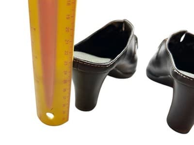 Sz 8 Horsebit Y2K Square Toe Brown Leather Clogs Slip On Chunky Heel Mules Shoes - Thumbnail 8