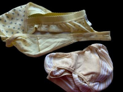 Victoria’s Secret YELLOW Hi Cut Panties Size MEDIUM Vintage COTTON Panty SET - Thumbnail 7