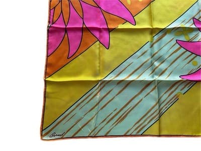 Vintage 1960’s Mod Burmel Scarf Retro Pinup - Thumbnail 4
