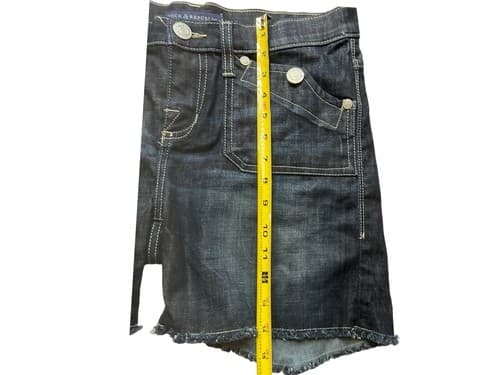 Rock & Republic Dark Wash Denim Jean Shorts 8 - Thumbnail 3