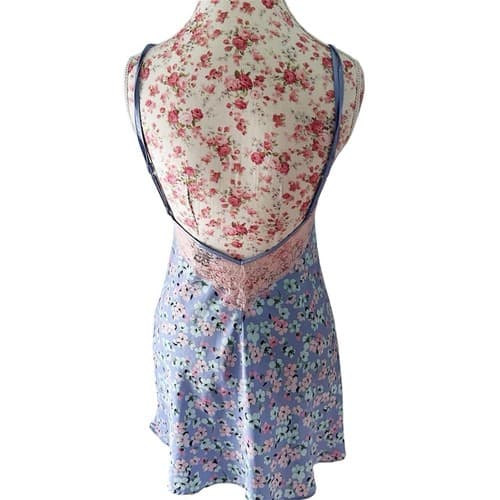 Jones New York Nightie Small Angelic Floral Babydoll Lace Lingerie Cottagecore - Thumbnail 6