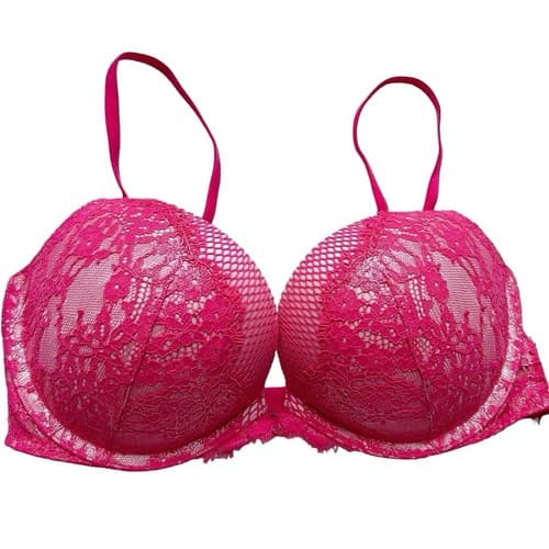 Victorias Secret Pink Bra 34C Very Sexy Push Up Bralette Lingerie - Thumbnail 2