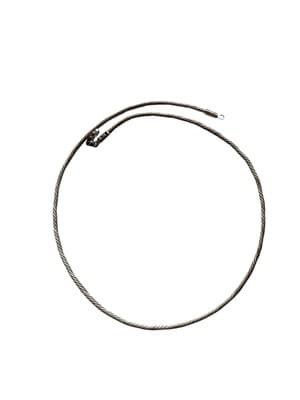 Vintage Sterling Silver 925 Choker Necklace Jewelry - Thumbnail 5