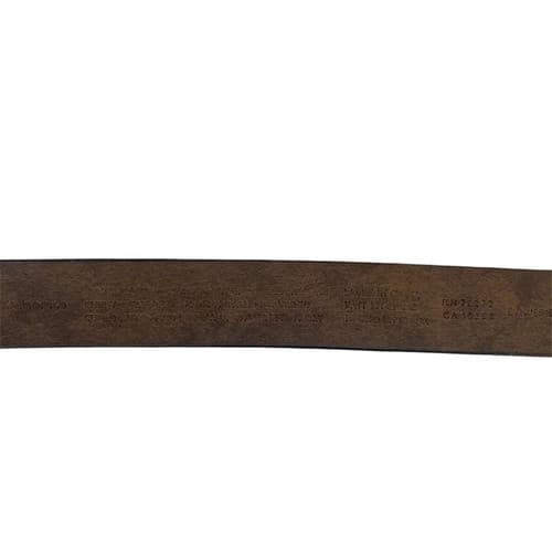 Liz Claiborne Belt Genuine Leather Boho Brown Silver Buckle M Peasant Prairie - Thumbnail 4