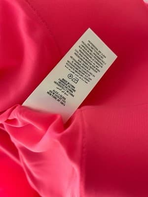 Sz 2 $375 ALICE + OLIVIA "Chara" Mesh Faux Leather Mini Dress French Rose Pink - Thumbnail 6