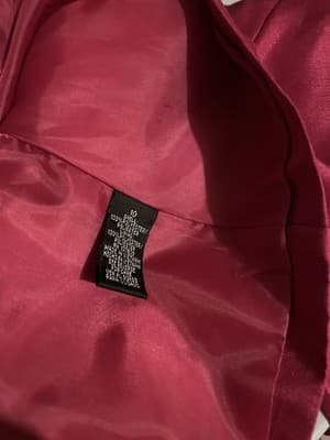 Vintage Pink Ruffled Jacket NWT 1990’s Glam Evening Blouse Jet Black Buttons - Thumbnail 12