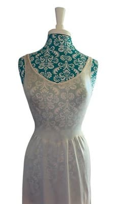Vintage Warners Beige Nude Full Slip Dress 34 Elegant Ballerina Style Lingerie - Thumbnail 9