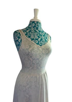 Vintage Warners Beige Nude Full Slip Dress 34 Elegant Ballerina Style Lingerie - Thumbnail 11