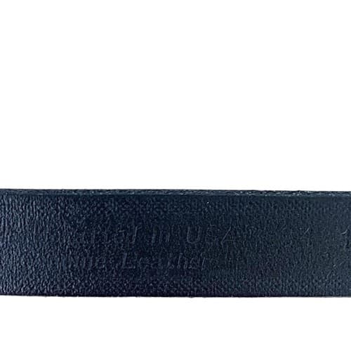 Vintage Men Black Belt 34 Handcrafted The Leather Company Genuine Rugged Surplus - Thumbnail 5