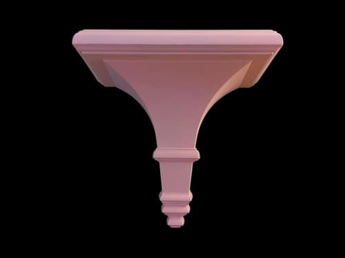 Vintage Pink Shelf Romantic Bedroom Kitchen Bathroom Multi Purpose 1990’s Decor - Thumbnail 5